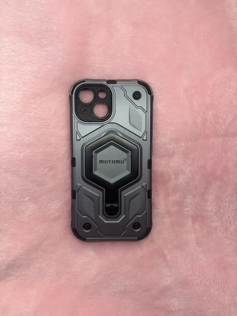 Carcasa iPhone 15 Gris Metálico Reforzada