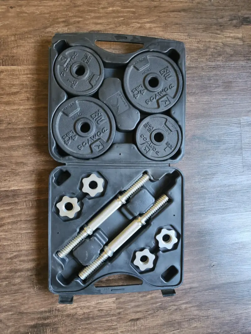 Kit de Mancuernas 20 kg con Estuche - 3