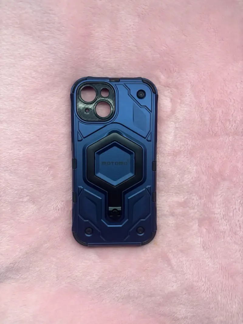 Carcasa iPhone 15 Azul Metálico Reforzada