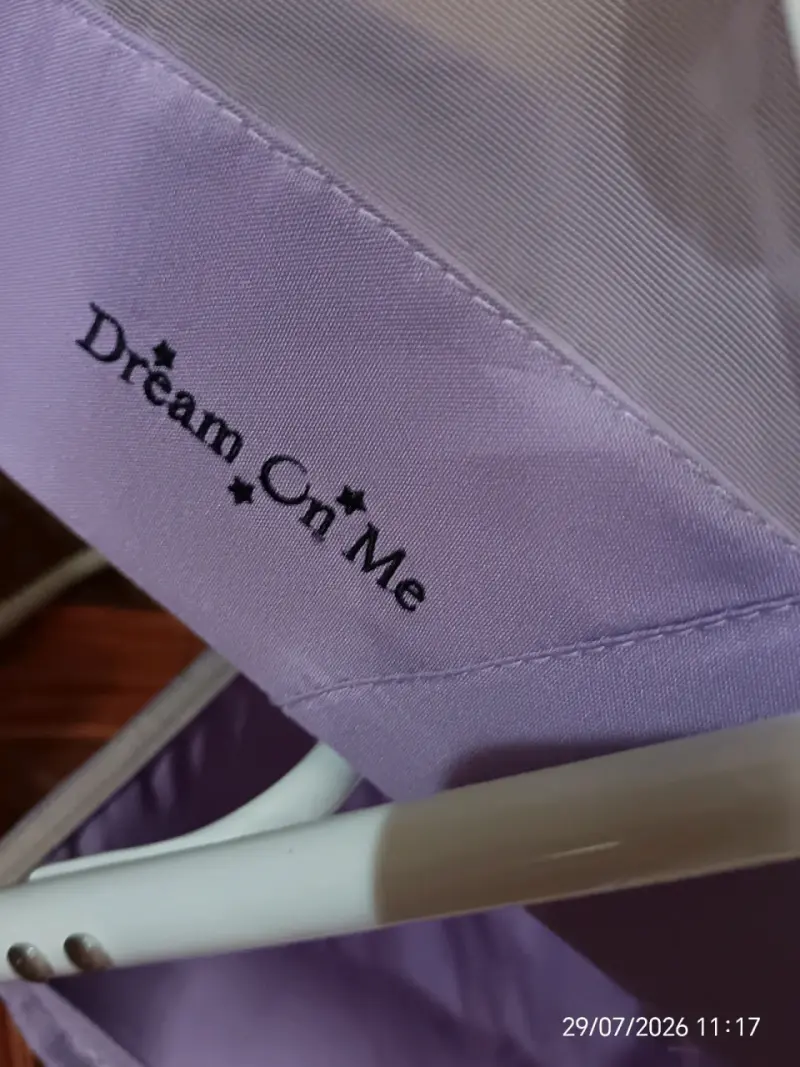 Cuna mecedora portátil Dream On Me morada - 4