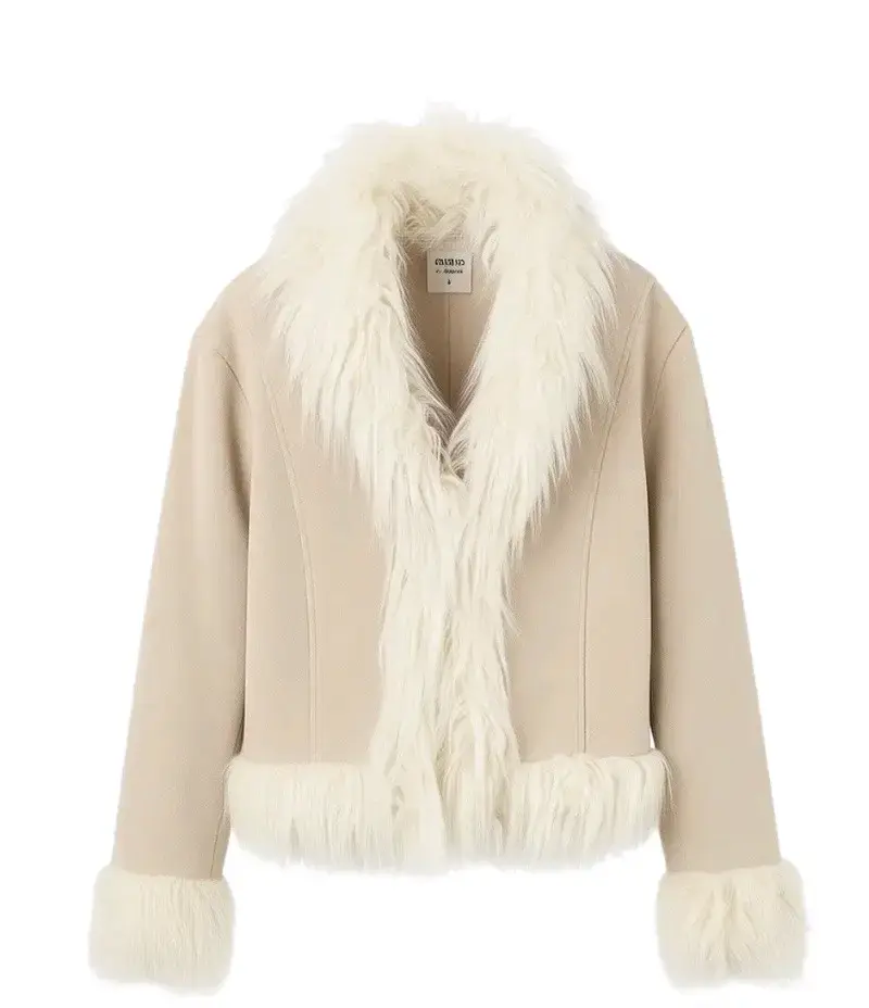 Chaqueta de piel sintética. - 1