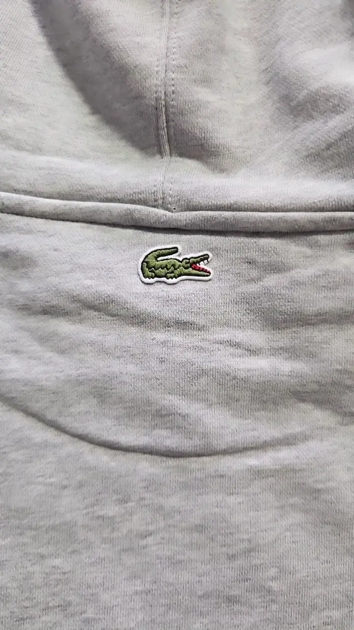 Polerón con capucha Lacoste gris para hombre - 3