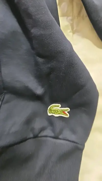 Polerón con capucha azul Lacoste para hombre - miniatura 3
