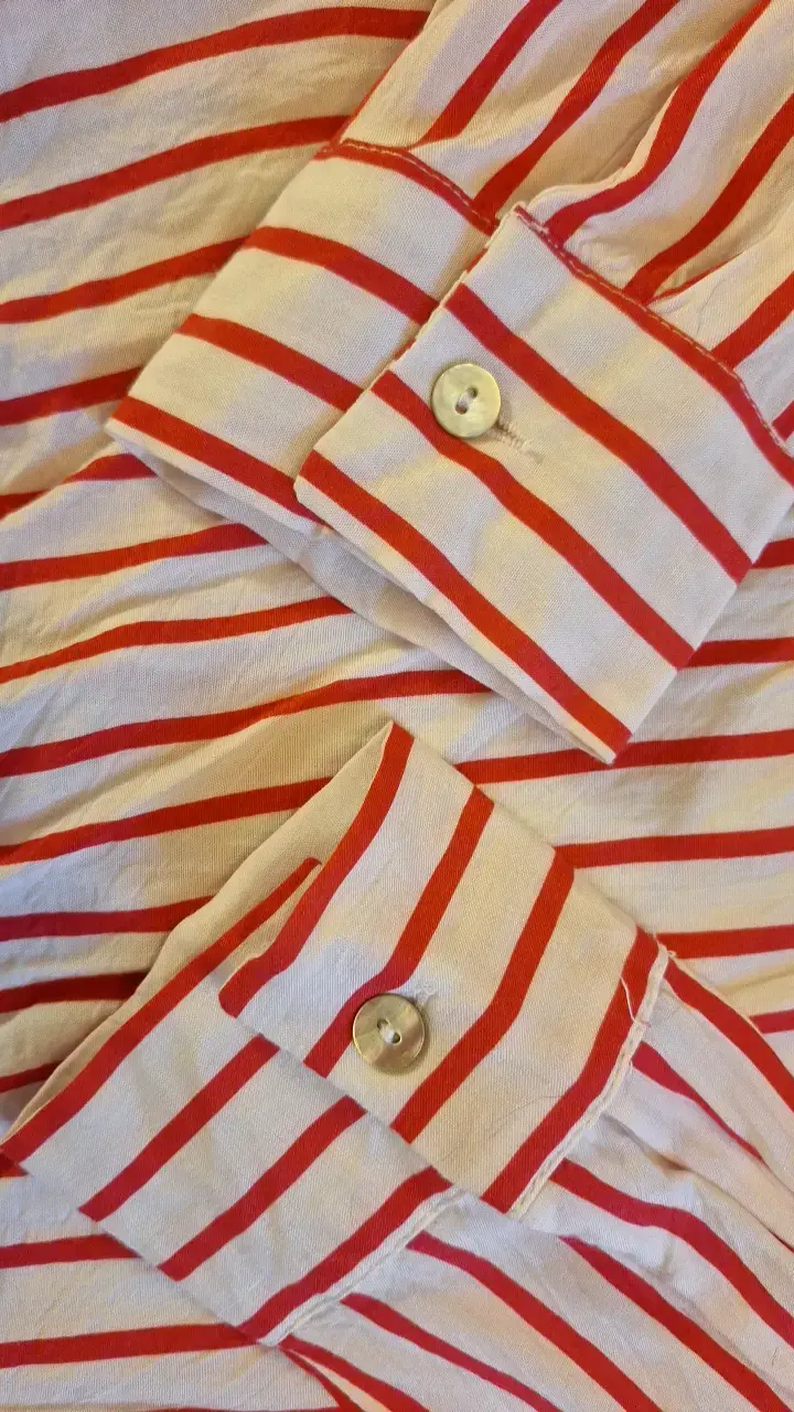 Blusa a rayas rojas y blancas Privilege XL - 3