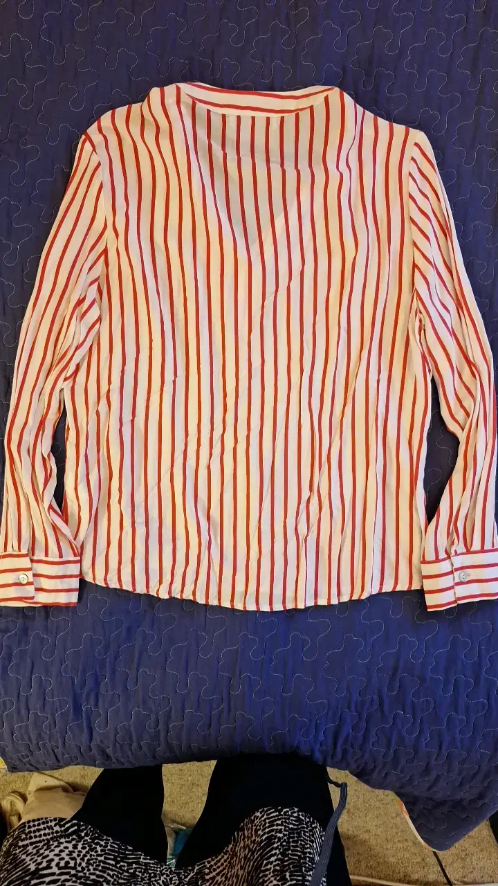 Blusa a rayas rojas y blancas Privilege XL - 4