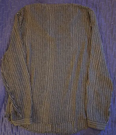 Blusa de rayas negras y blancas Italmod - miniatura 4