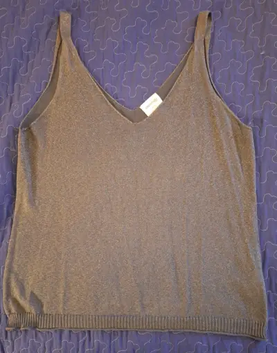 Top sin mangas gris University Club talla M - miniatura 1