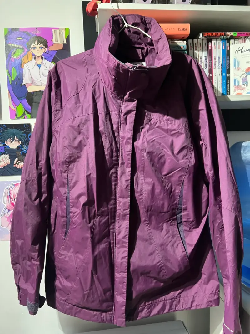 Chaqueta Impermeable Morada Columbia para Mujer - 3