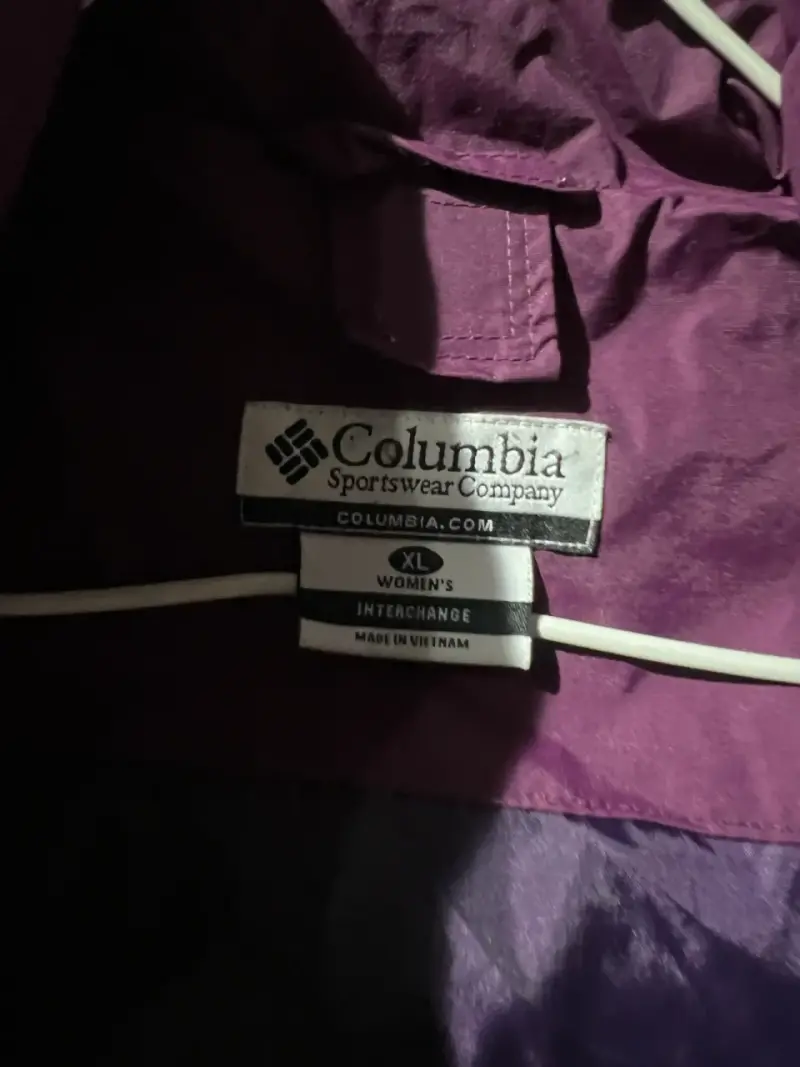 Chaqueta Impermeable Morada Columbia para Mujer - 4