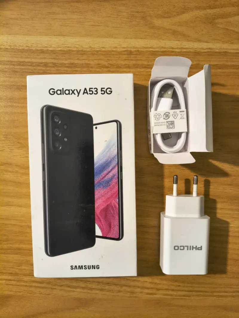 Samsung Galaxy A53 5G con cargador y cable - 3