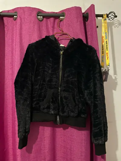 Chaqueta de felpa reversible para mujer - miniatura 2