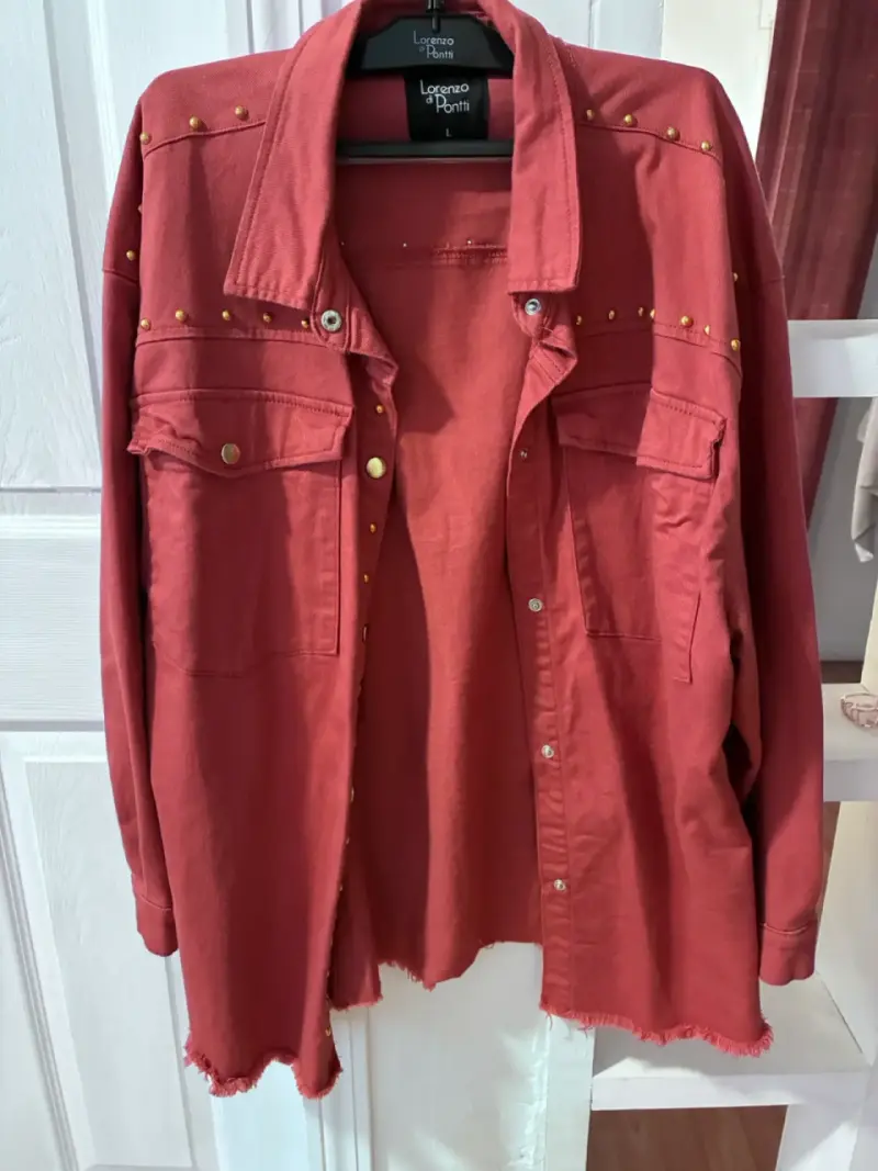 Chaqueta camisera con tachas Lorenzo di Ponti - 1