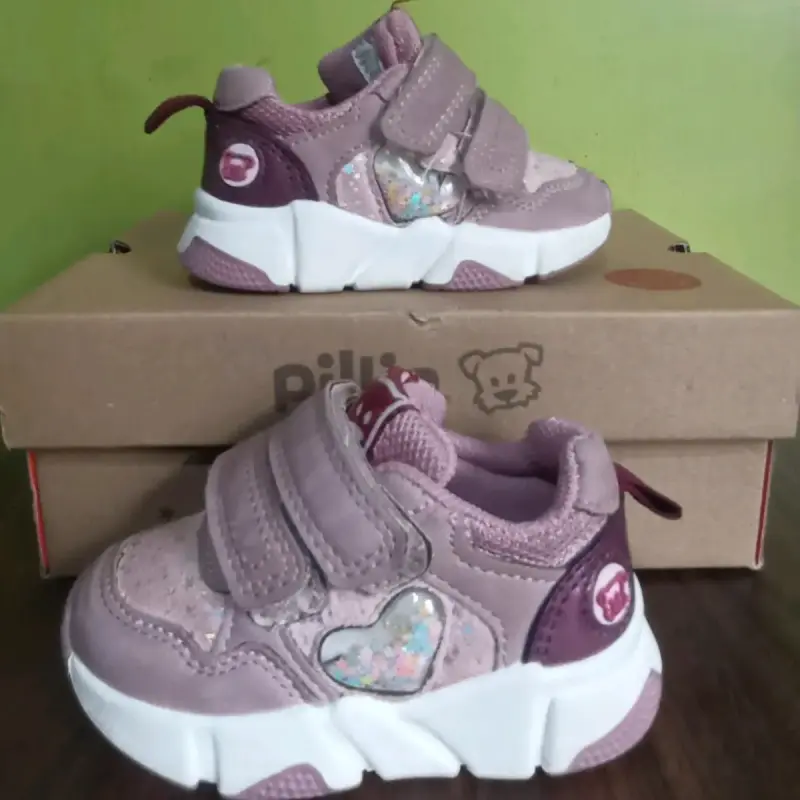 Zapatillas Bebé Niña Rosada Pillín Talla 19 - 1