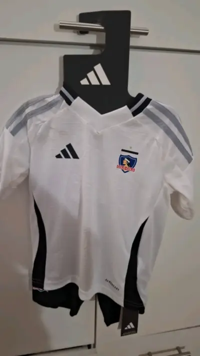 Camiseta de fútbol Colo-Colo Adidas blanca - miniatura 1