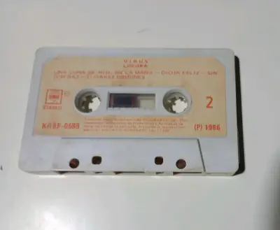 Cassette de música Virus Locura 1986 - miniatura 4