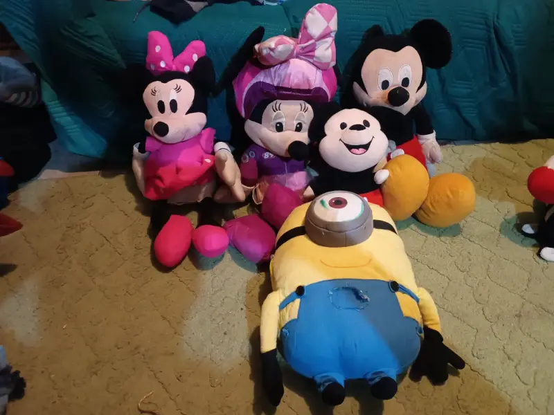 Lote de peluches de personajes animados - 1