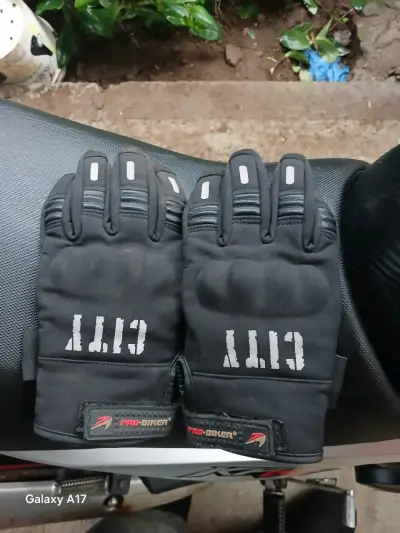 Guantes de moto Pro-Biker City negros - miniatura 1