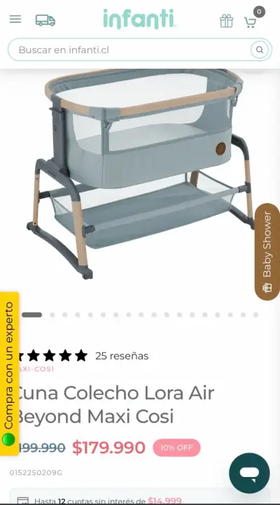 Cuna colecho Lora Air Beyond Maxi Cosi gris - miniatura 1