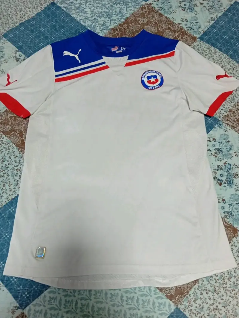 Camiseta de fútbol Chile Puma blanca - 2