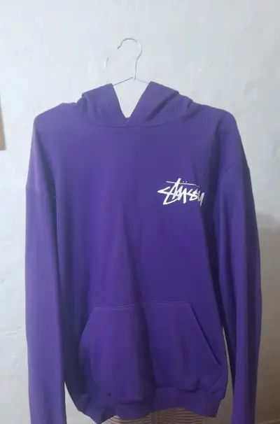 Polerón morado Stussy con capucha hombre - miniatura 1