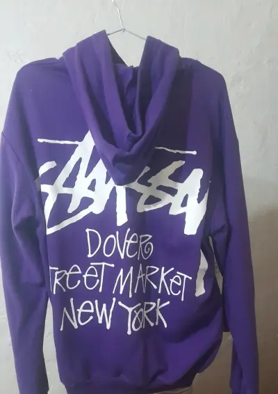 Polerón morado Stussy con capucha hombre - miniatura 2