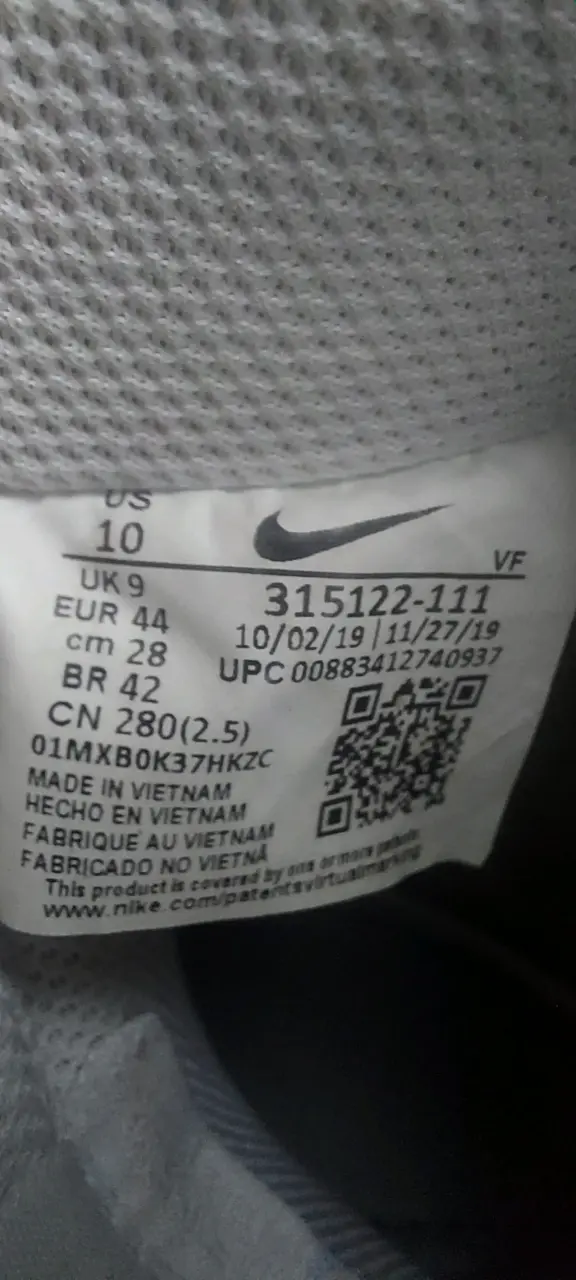 Zapatillas Nike Air Force 1 Blancas Talla 44 - 3