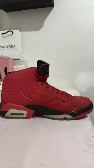Zapatillas  rojas Nike Air Jordan MVP toro bravo - miniatura 4