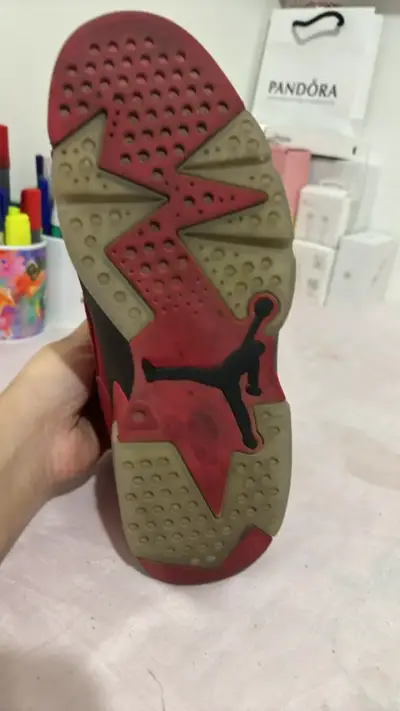 Zapatillas  rojas Nike Air Jordan MVP toro bravo - miniatura 5
