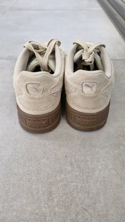 Zapatillas deportivas beige Puma para mujer - miniatura 4