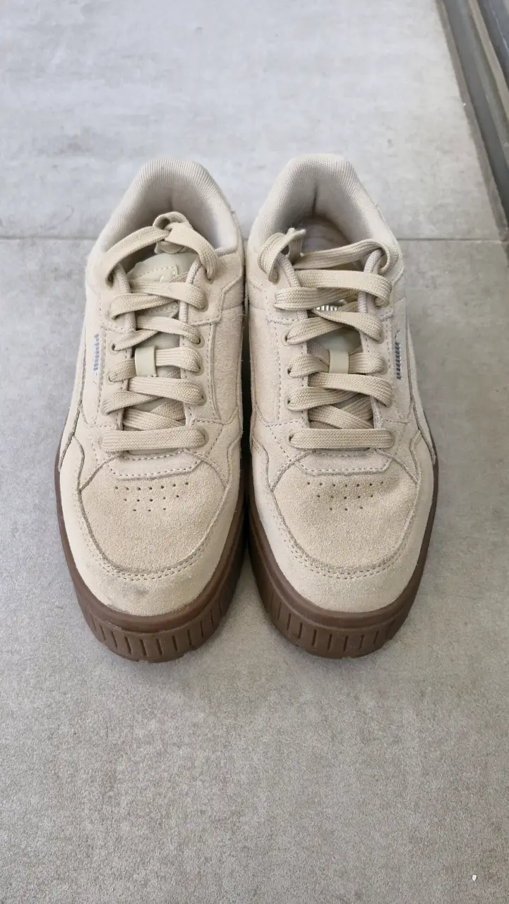 Zapatillas deportivas beige Puma para mujer - 6