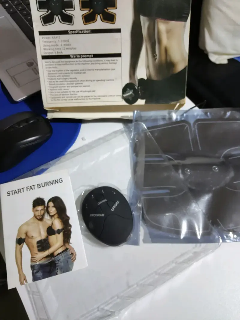 Electroestimulador Abdominal 6 Pack EMS - 3