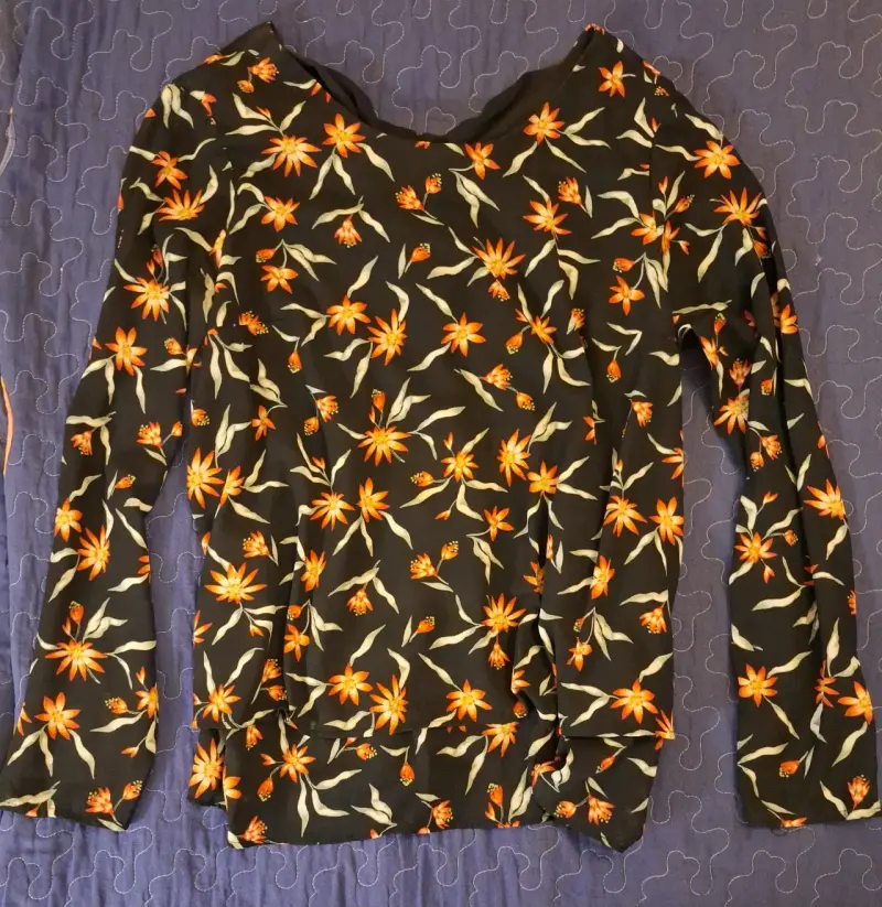 Blusa de maternidad floral H&M talla M
