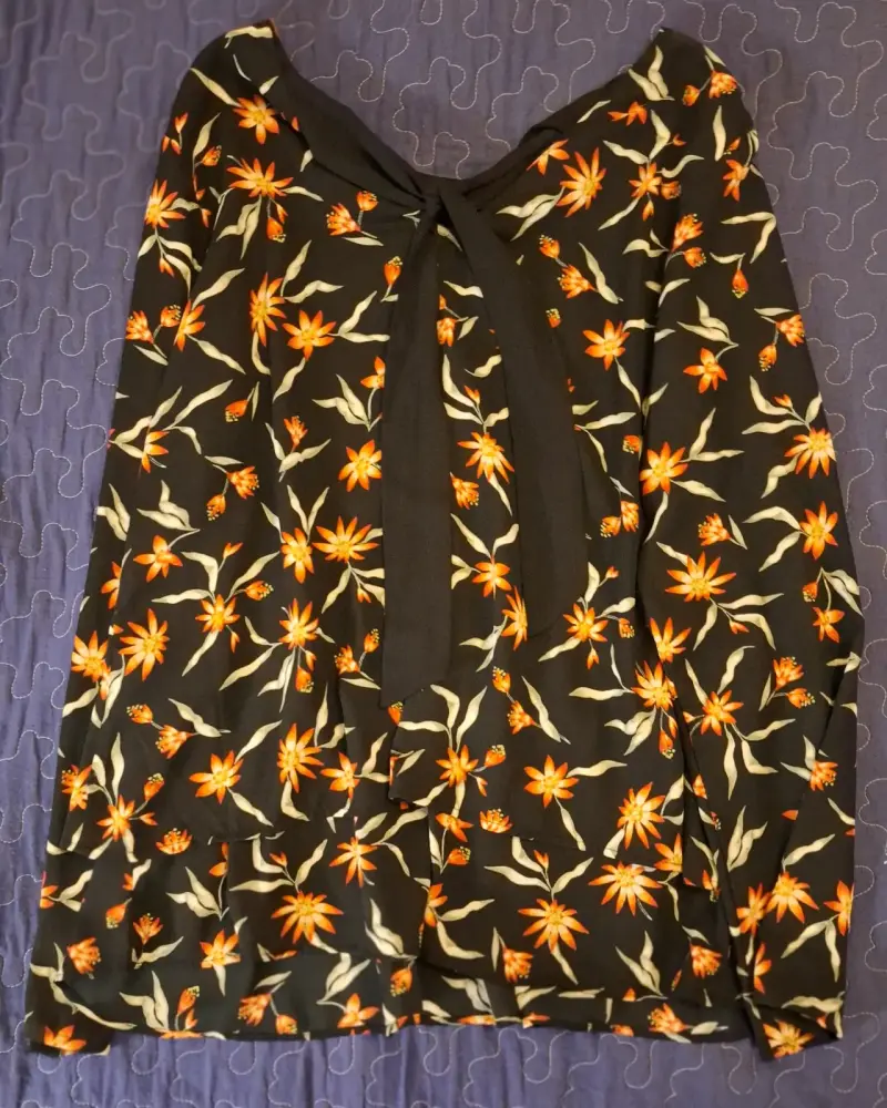 Blusa de maternidad floral H&M talla M - 3