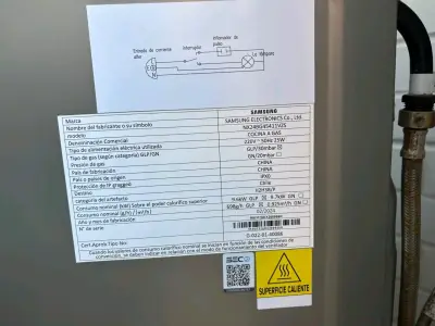 Cocina a gas Samsung de 4 quemadores - miniatura 3