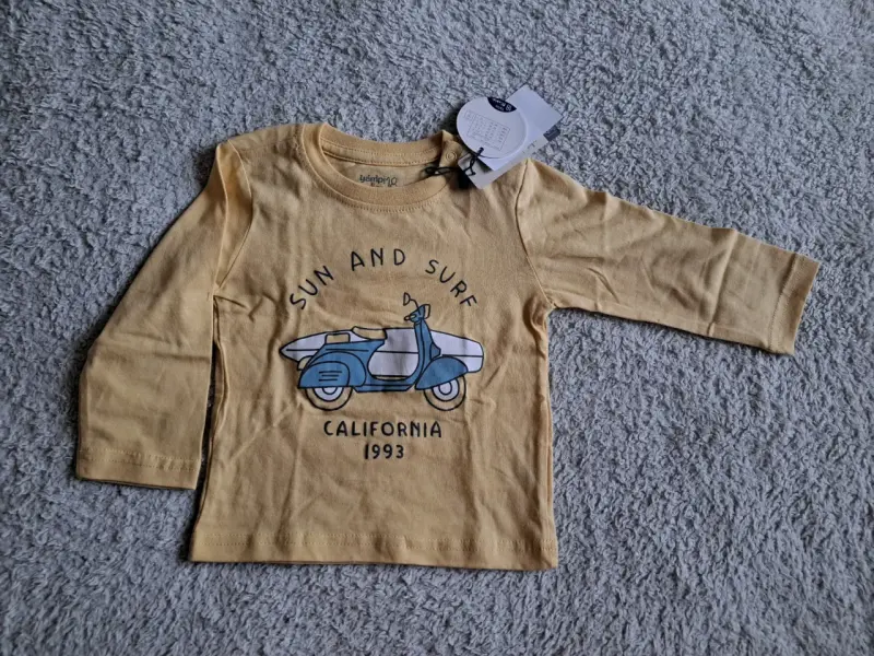 Pack de 3 poleras manga larga para bebé 12 meses - 2
