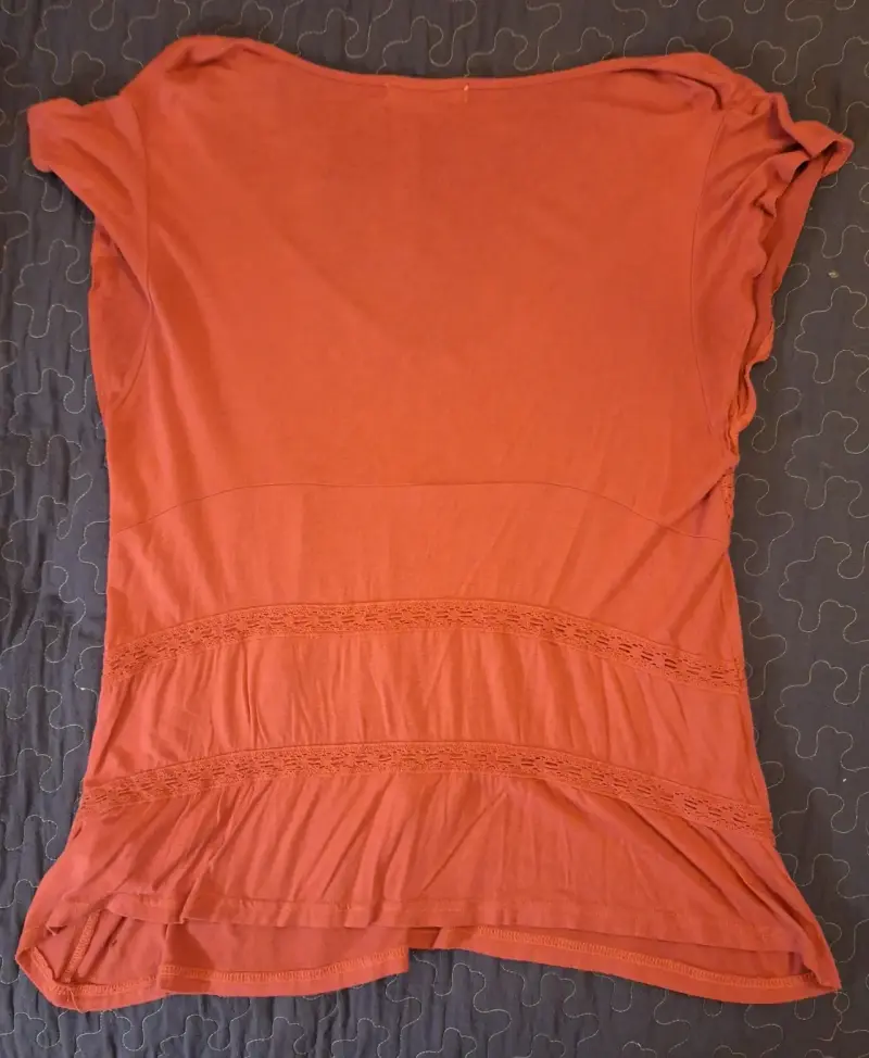 Blusa fucsia de encaje Tatienne talla XL - 3