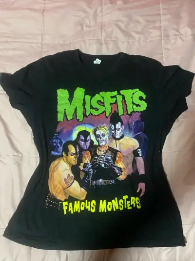 Polera Misfits Famous Monsters Negra Talla L - miniatura 1