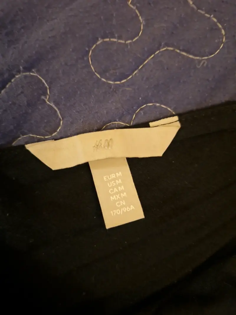 Polera sin mangas negra H&M talla M - 2
