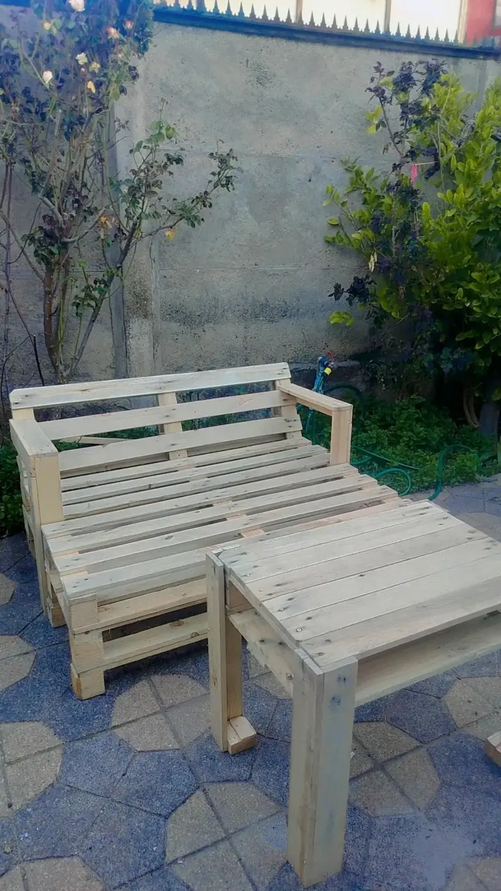 Juego de Terraza de madera chilena - 2