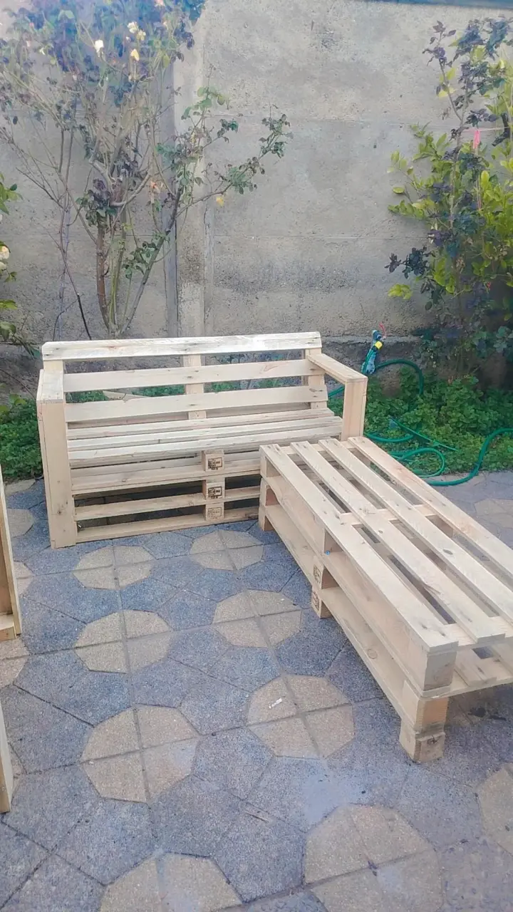 Juego de Terraza de madera chilena - 4