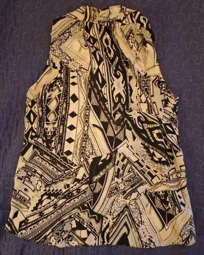 Blusa sin mangas estampada Privilege talla L - miniatura 3