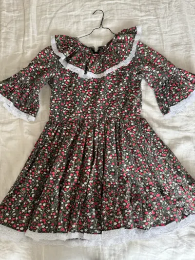 Vestido de huasa china talla 8/10 - miniatura 1