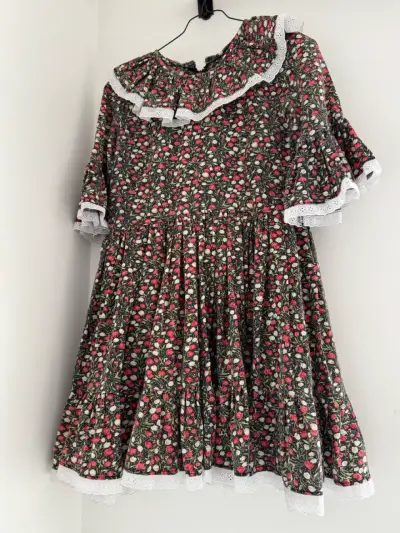 Vestido de huasa china talla 8/10 - miniatura 2