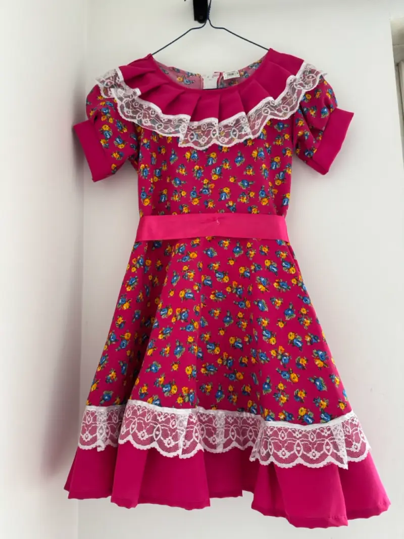 Vestido de huasa china talla 10 - 2