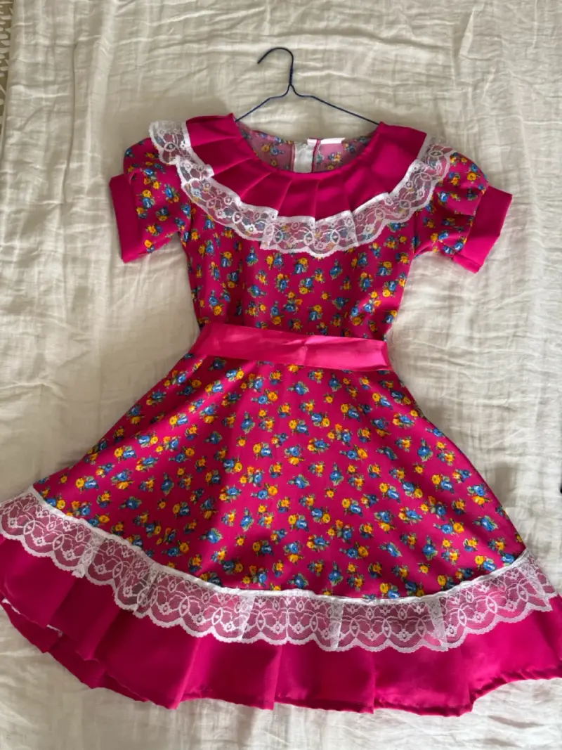 Vestido de huasa china talla 10 - 3