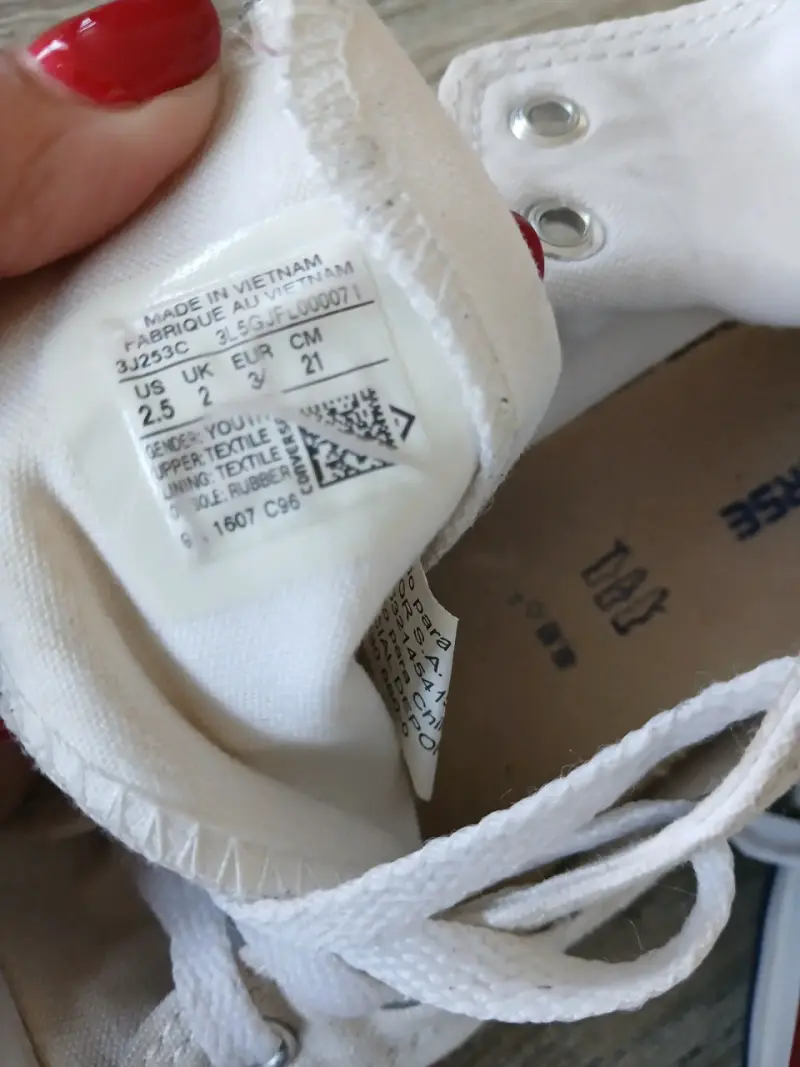 Zapatillas Converse Chuck Taylor Blancas - 5
