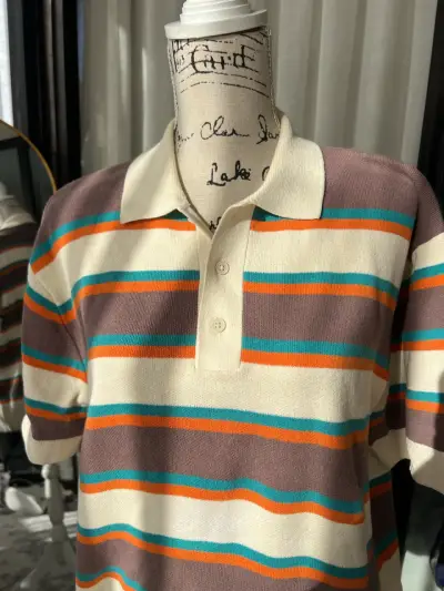 Polera Polo Rayada Zara Multicolor - miniatura 2