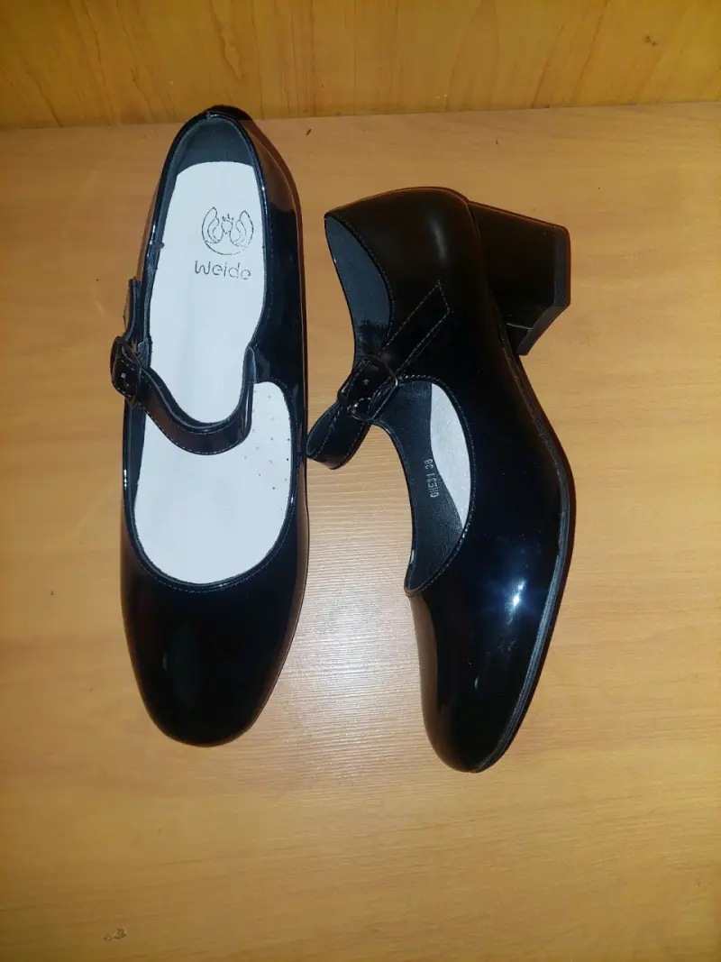 Zapatos de charol negro Weide para mujer - 3