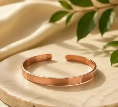 Pulsera de cobre ajustable elegante - miniatura 1
