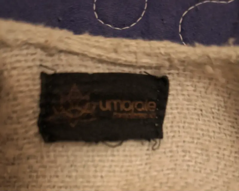 Poncho de lana gris Umbrale - 2